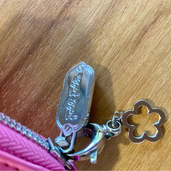 Folli Follie Pink Patent Leather Zip Around Wallet - Picture 4 of 11